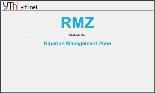 What does RMZ mean? What is the full form of RMZ?
