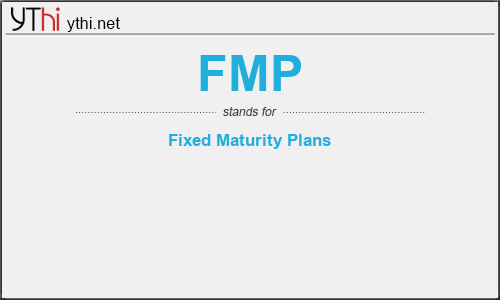 What does FMP mean? What is the full form of FMP?