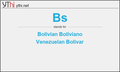 What does BS mean? What is the full form of BS?