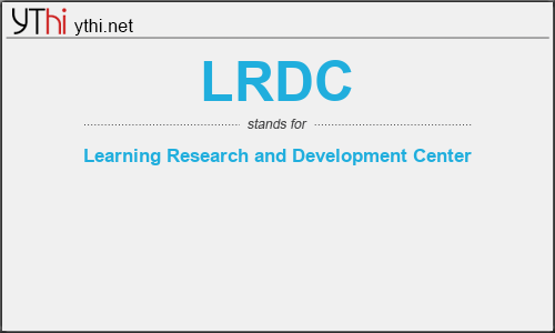What does LRDC mean? What is the full form of LRDC?