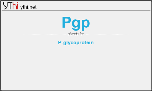 What does PGP mean? What is the full form of PGP?