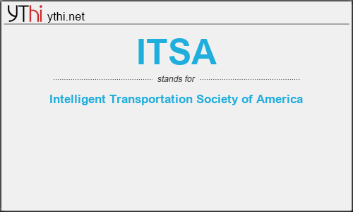 What does ITSA mean? What is the full form of ITSA?