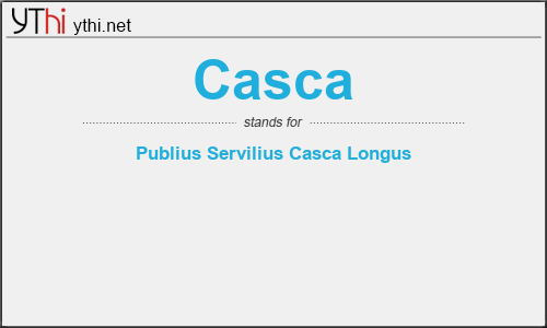 What does CASCA mean? What is the full form of CASCA?