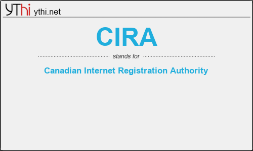 What does CIRA mean? What is the full form of CIRA?