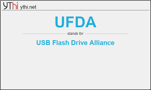 What does UFDA mean? What is the full form of UFDA?