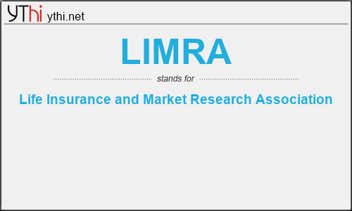 What does LIMRA mean? What is the full form of LIMRA?