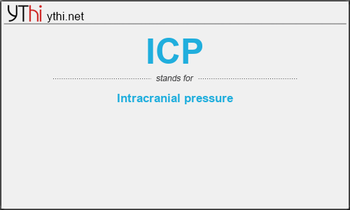 What does ICP mean? What is the full form of ICP?