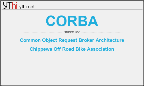 What does CORBA mean? What is the full form of CORBA?