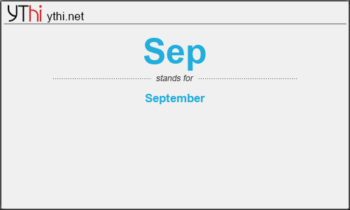What does SEP mean? What is the full form of SEP?