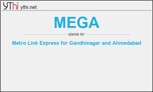 What does MEGA mean? What is the full form of MEGA?