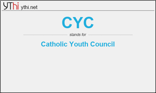What does CYC mean? What is the full form of CYC?