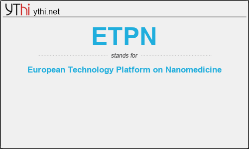 What does ETPN mean? What is the full form of ETPN?