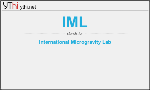 What does IML mean? What is the full form of IML?