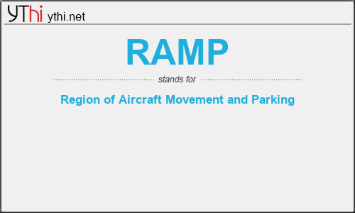 What does RAMP mean? What is the full form of RAMP?