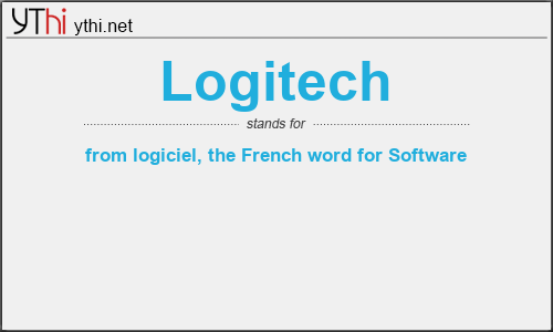 What does LOGITECH mean? What is the full form of LOGITECH?